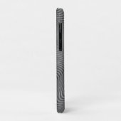 Abstract Wavy Grey Case-Mate iPhone Case (Achterkant/links)