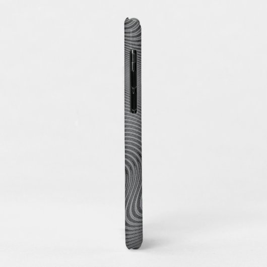 Abstract Wavy Grey Case-Mate iPhone Case (Achterkant/links)