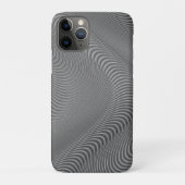 Abstract Wavy Grey Case-Mate iPhone Case (Achterkant)