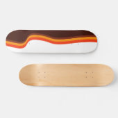 Abstract Wavy Persoonlijk Skateboard (Horizontaal)