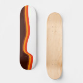 Abstract Wavy Persoonlijk Skateboard (Voorkant)