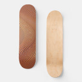 Abstract Wavy Skateboard (Voorkant)