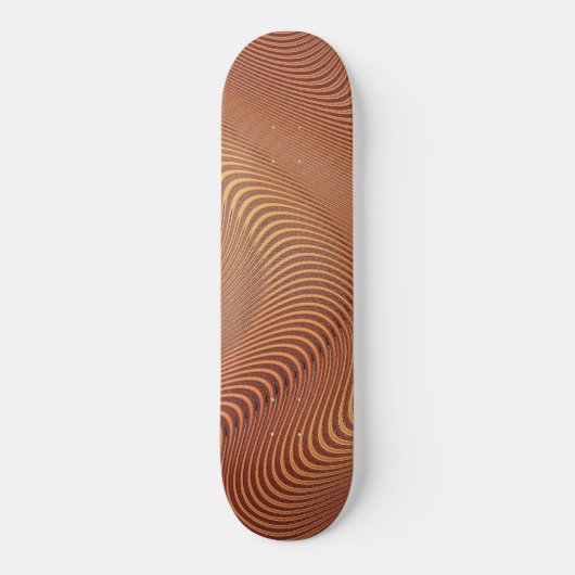 Abstract Wavy Skateboard (Voorkant)