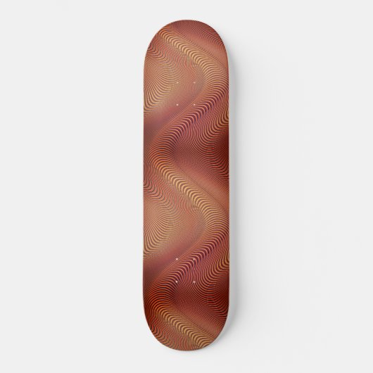 Abstract Wavy Skateboard (Voorkant)