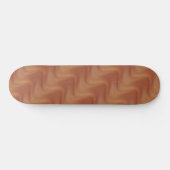 Abstract Wavy Striped Skateboard (Horizontaal)