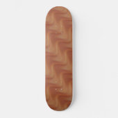Abstract Wavy Striped Skateboard (Voorkant)