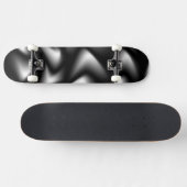 Abstract Weave in zwart-wit Skateboard (Horizontaal)