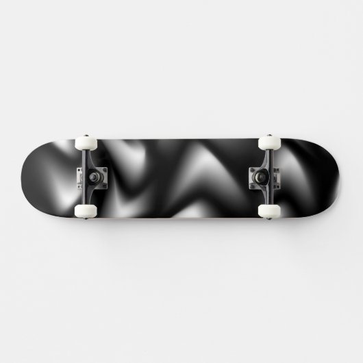 Abstract Weave in zwart-wit Skateboard (Horizontaal)