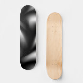Abstract Weave in zwart-wit Skateboard (Voorkant)