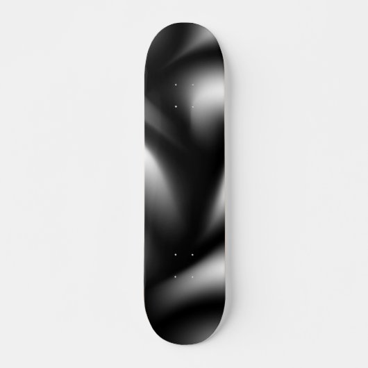 Abstract Weave in zwart-wit Skateboard (Voorkant)