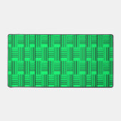 Abstract Weave op Neon Green Bureaumat (Voorkant)