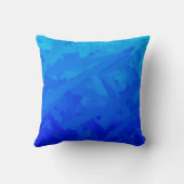 Abstract weefselpapier met blauwe gradiënt kussen (Achterkant)