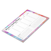 Abstract weekblad om een laptopplanner te maken Notitieblok (Schuin)