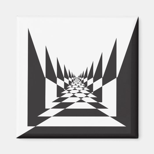 abstract wegperspectief magneet (Voorkant)