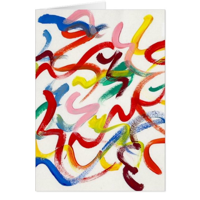 Abstract Wenskaart (Voorkant)