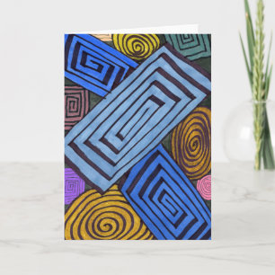 abstract Wenskaart "Egyptische links" Kaart