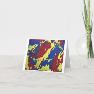 Abstract wenskaart, elke keer! bedankkaart