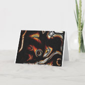 Abstract Wenskaart Kaart (Achterkant)