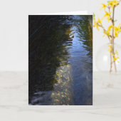 Abstract Wenskaart Kaart (Gele Bloem)