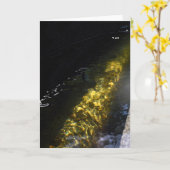 Abstract Wenskaart Kaart (Gele Bloem)
