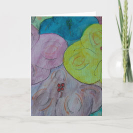 Abstract Wenskaart van Floral Kaart