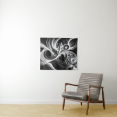 Abstract wervelend mind netwerk tapijt wandkleed (In Situ (horizontaal))