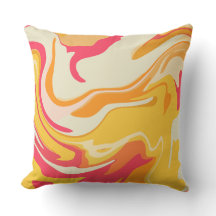 Abstract wervelend ontwerp in warme tinten