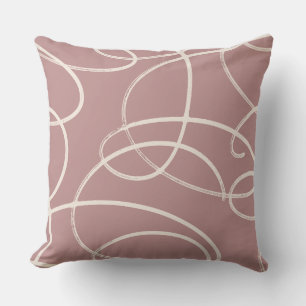 Abstract Wervelende Wingerd Moderne Textuur Stof Kussen