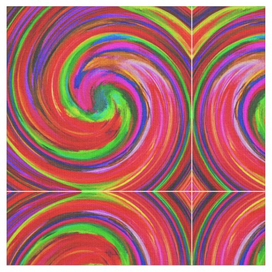 Abstract wervelpatroon #105 stof (Close Up)