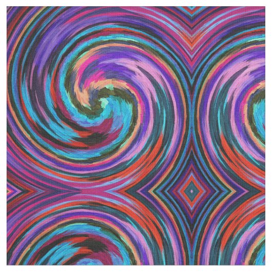Abstract wervelpatroon #109 stof (Close Up)