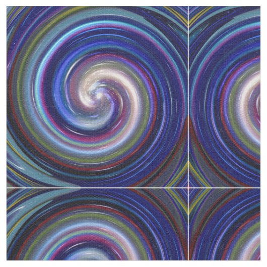 Abstract wervelpatroon #25 stof (Close Up)