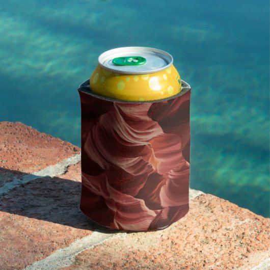 Abstract wervelpatroon van Antelope Canyon Blikjeskoeler (Insitu Zwembad)