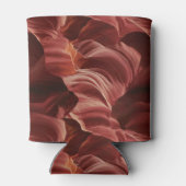 Abstract wervelpatroon van Antelope Canyon Blikjeskoeler (Achterkant)