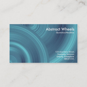 Abstract Wheels 014 Visitekaartje