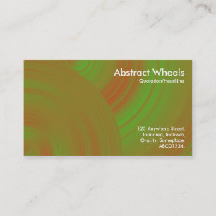 Abstract Wheels 015 Visitekaartje