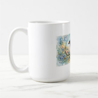 Abstract Whimsical Waterverf Kraai Mok