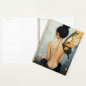 Abstract Whimsical Woman and Butterfly Planner (Display)
