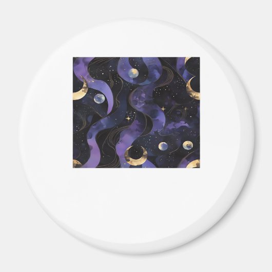 Abstract Whimsigoth Patroon Klassiek Magneet (Voorkant)