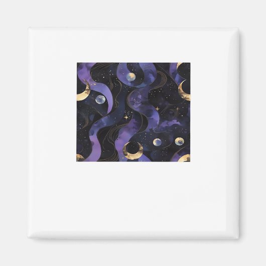 Abstract Whimsigoth Patroon Klassiek Magneet (Voorkant)