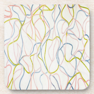 Abstract Whimsy Hard Plastic Onderzetter