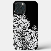 Abstract White Flower Hoesje-Mate iPhone Case (Achterkant)