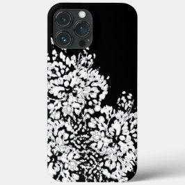 Abstract White Flower Hoesje-Mate iPhone Case