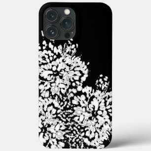 Abstract White Flower Hoesje-Mate iPhone Case