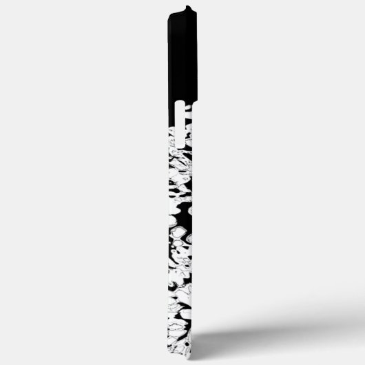 Abstract White Flower Hoesje-Mate iPhone Case (Achterkant / Rechts)