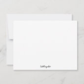 Abstract White Rose on black background card Kaart (Achterkant)