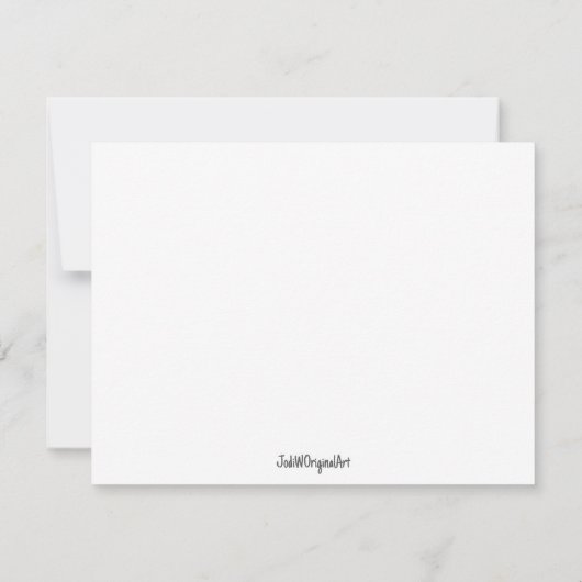 Abstract White Rose on black background card Kaart (Achterkant)