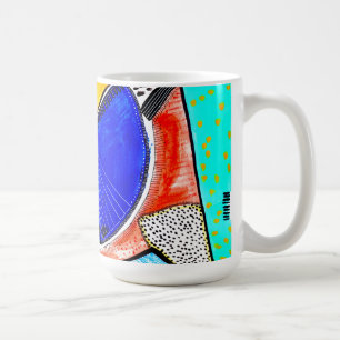 Abstract wiel koffiemok