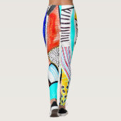 Abstract wiel leggings (Achterkant)