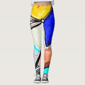 Abstract wiel leggings (Voorkant)
