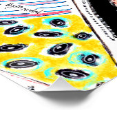 Abstract wiel perfect poster (Hoek)